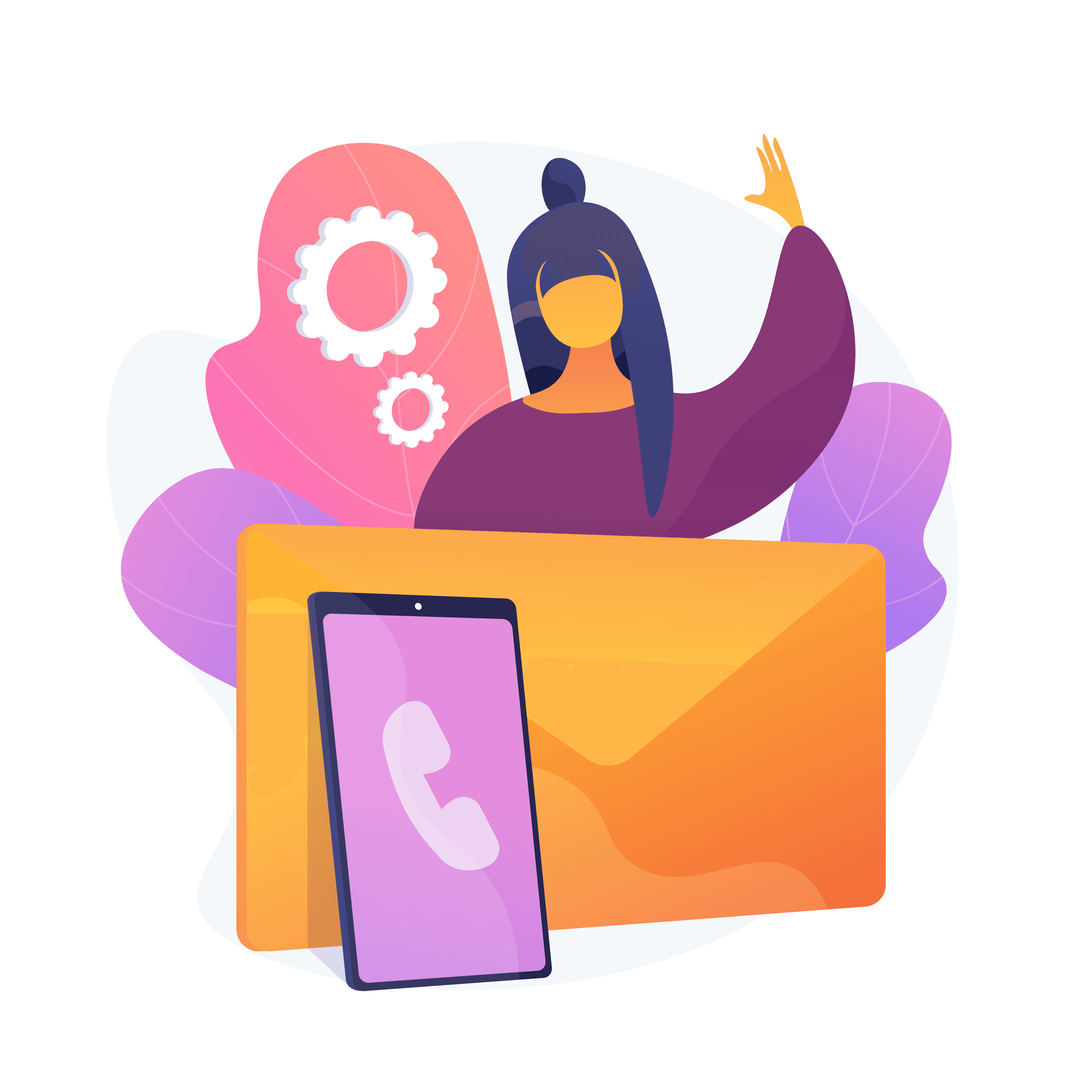 Contact illustration